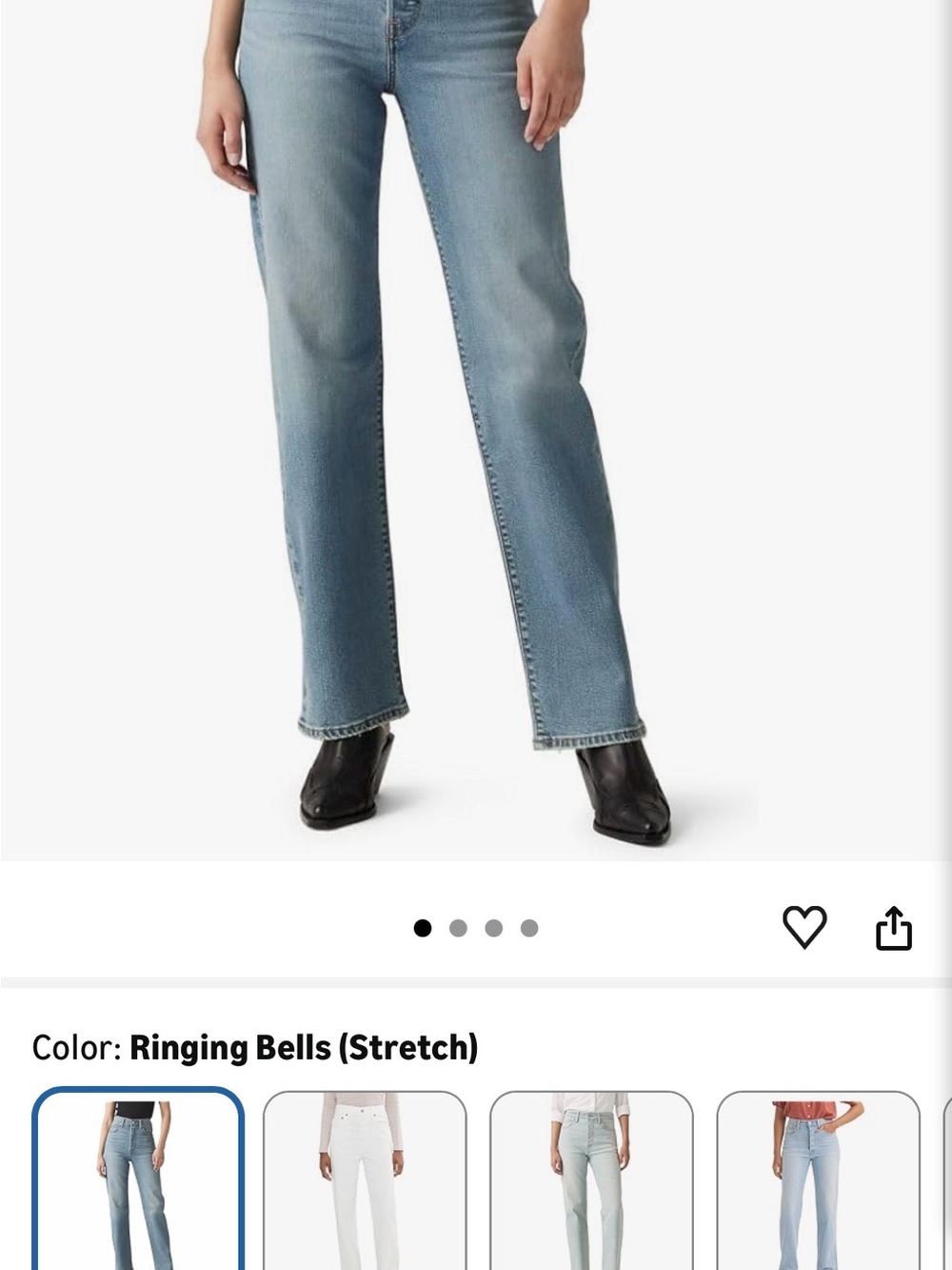Levi's Light Blue Straight-Leg Jeans